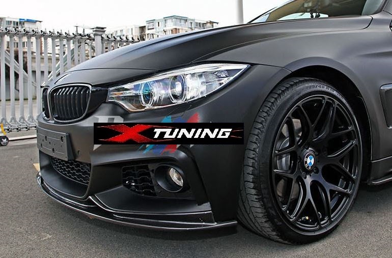 Auto Frontlippe Frontspoiler für BMW Série 4 F32 F33 F36 M-Tech 430i 435i, Frontlippe Spoiler Protector Car Styling Karosserie-Anbauteile : :  Auto & Motorrad