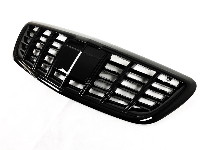 Upgrade Sportgrill / Kühlergrill für Mercedes Benz S-Klasse W222 13-20  Hochglanz schwarz